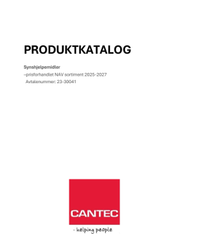 Katalog prisforhandlede produkter