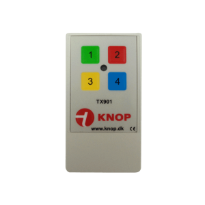 Knop TX901 Sender/dørvakt 4 kanaler